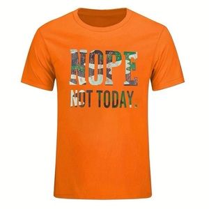 Slogan Graphic Round Neck Tee